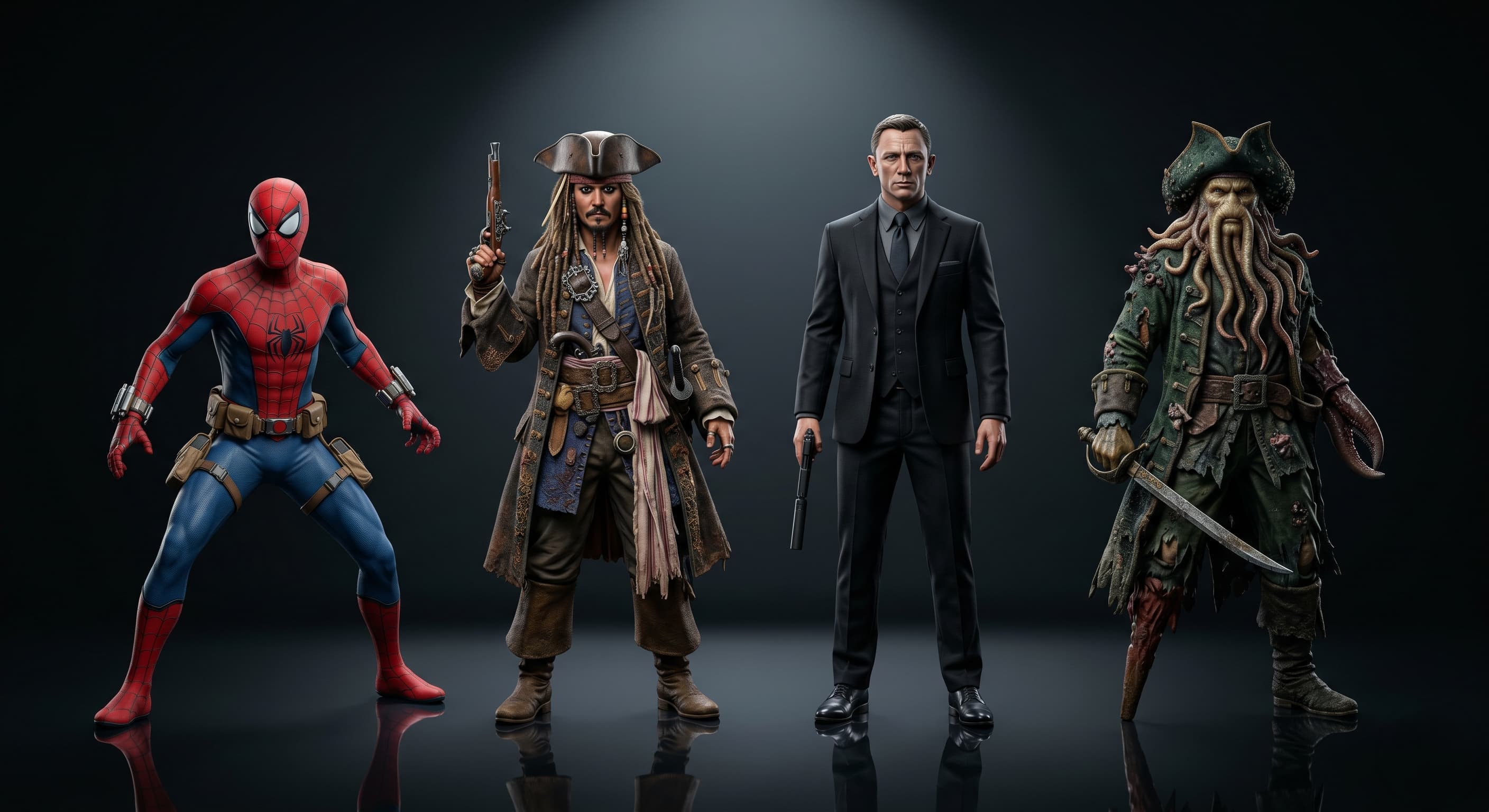 Movies and TV series STL files — iconic props and character replicas