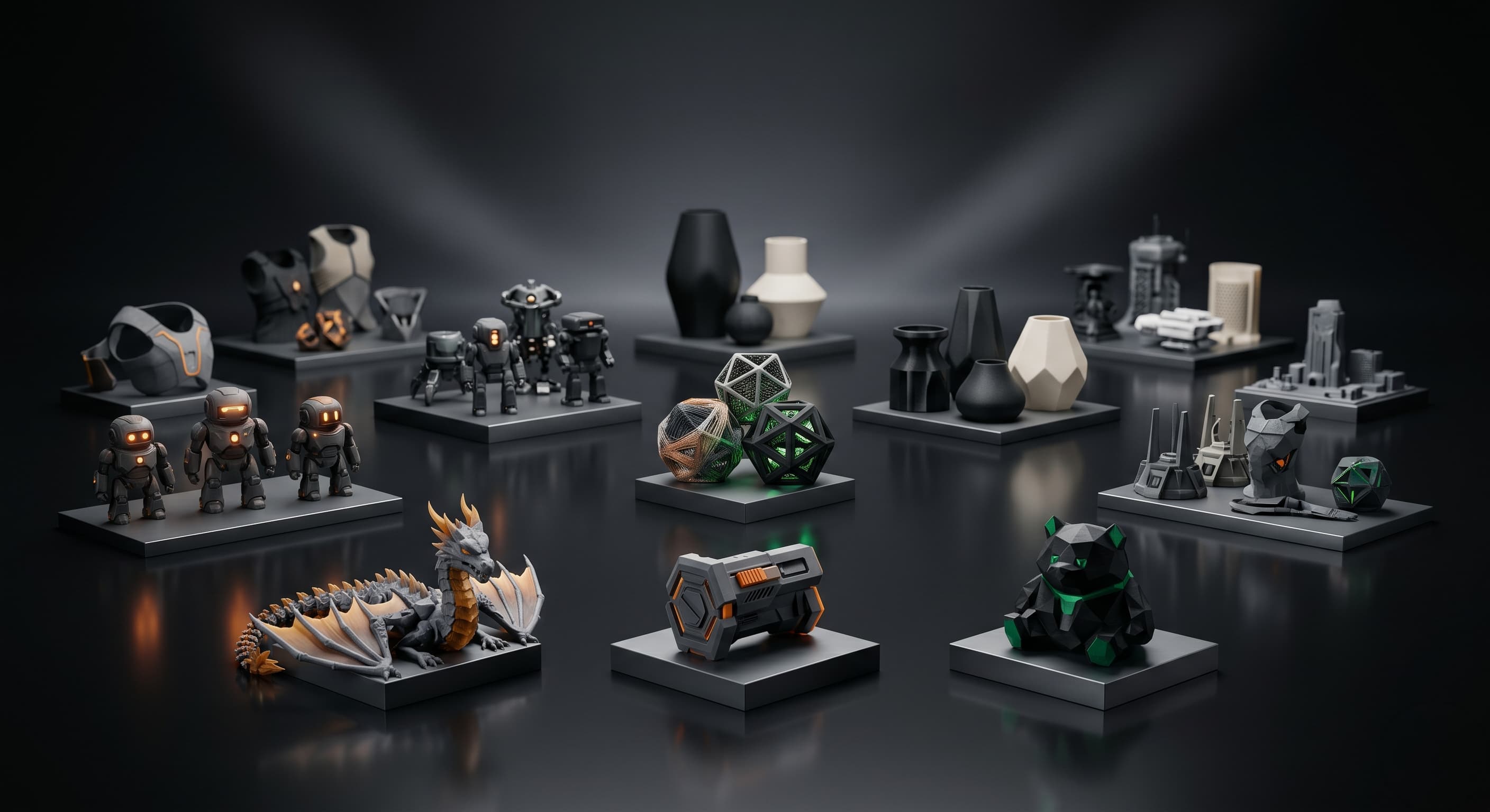 Additional STL collections — holiday, functional, fantasy and more